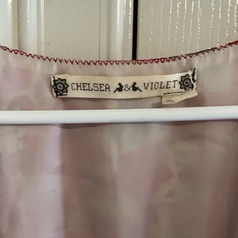 Chelsea and Violet Floral boho vacation  Maxi Dress large - Picture 4 of 7